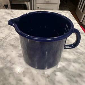 VINTAGE CHANTAL ENAMELED STEEL COBALT BLUE 4 CUP MEASURING CUP - AUSTRIA - EUC
